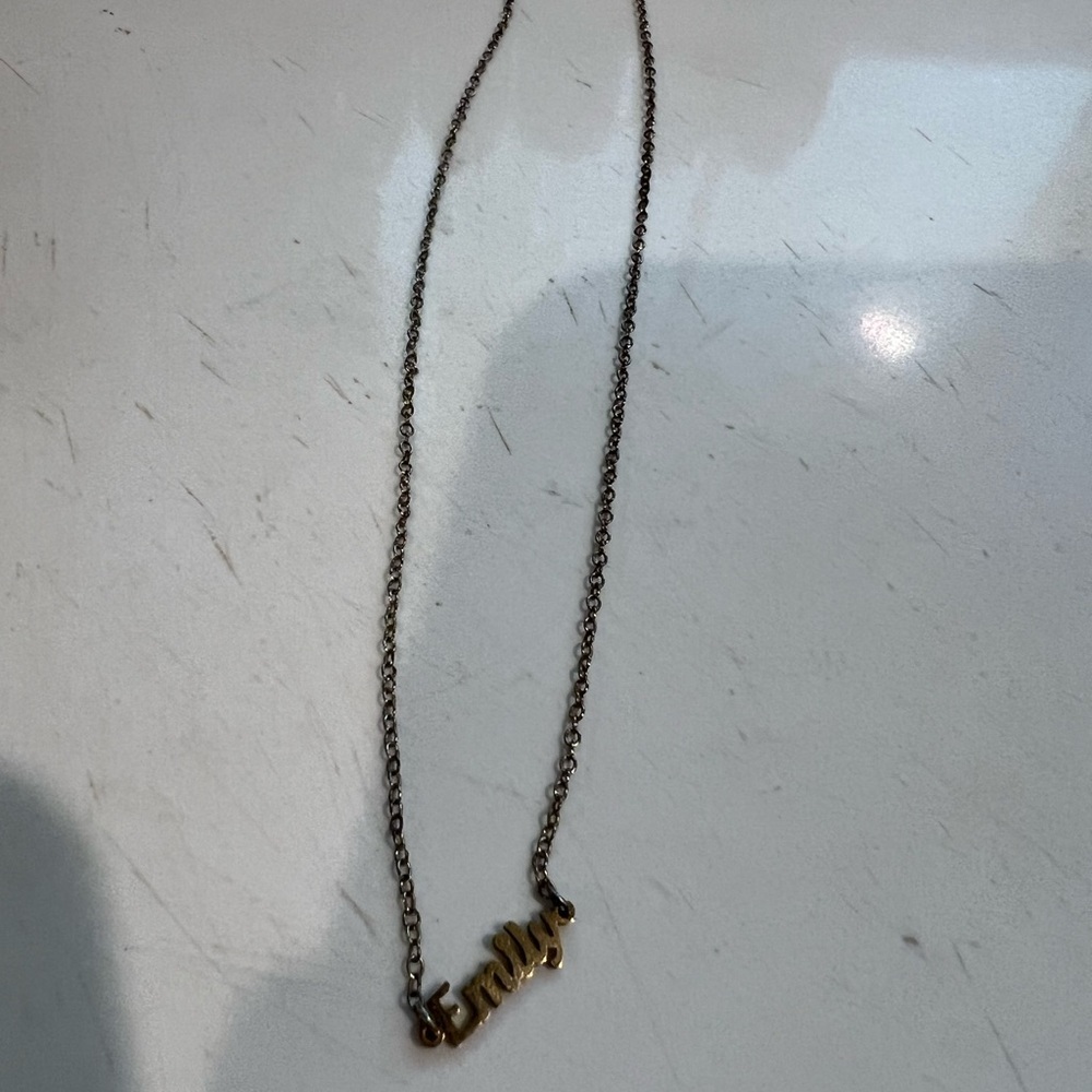 Emily 20 inch Fashion Name Necklace